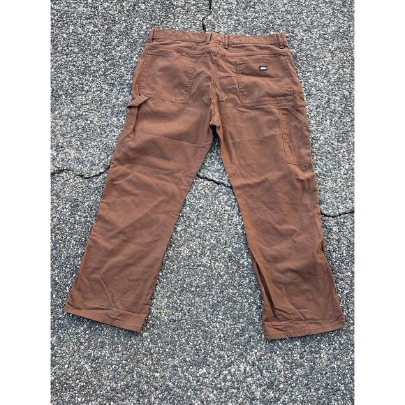 Dickies brown carpenter pants 40x30 casual workwear - Picture 1 of 4